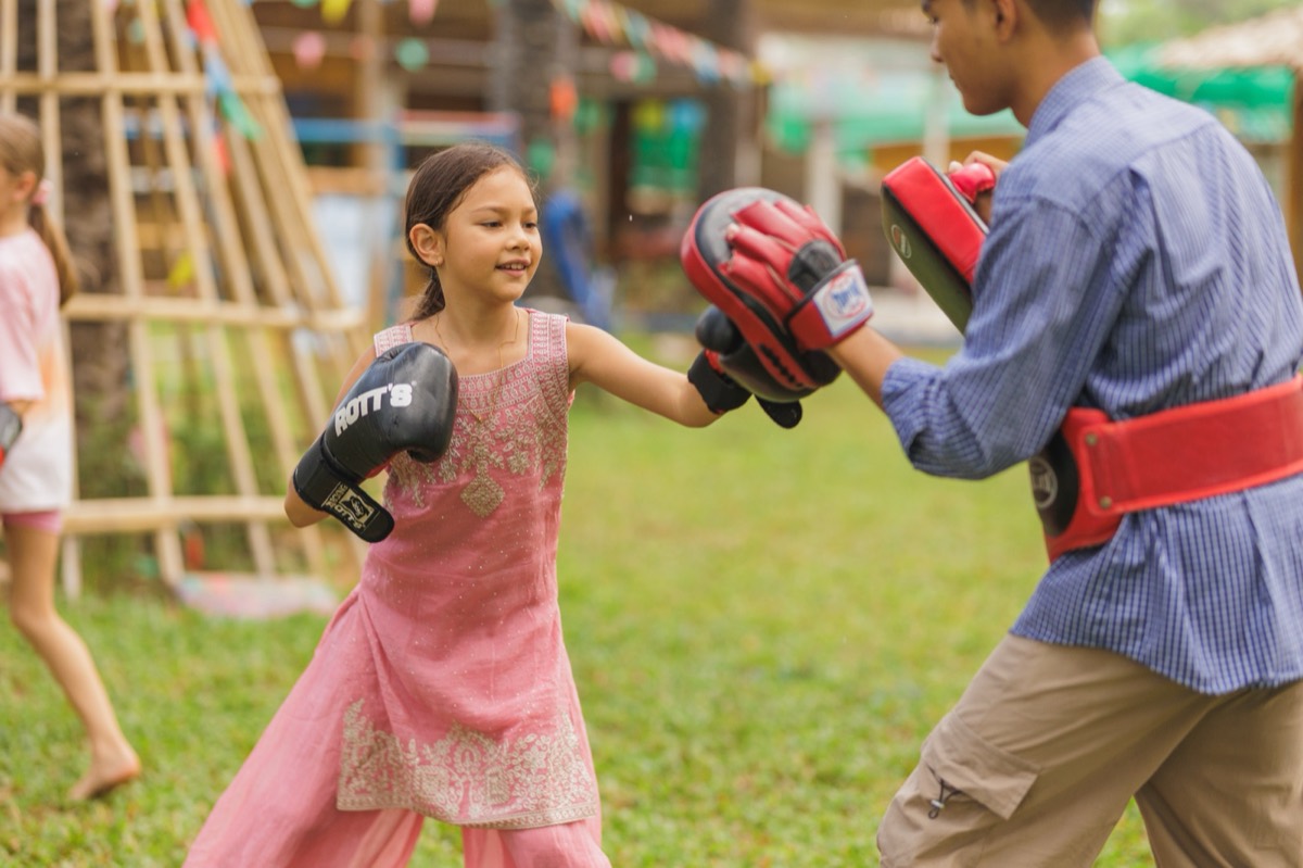 Camp life at Bamboo Valley