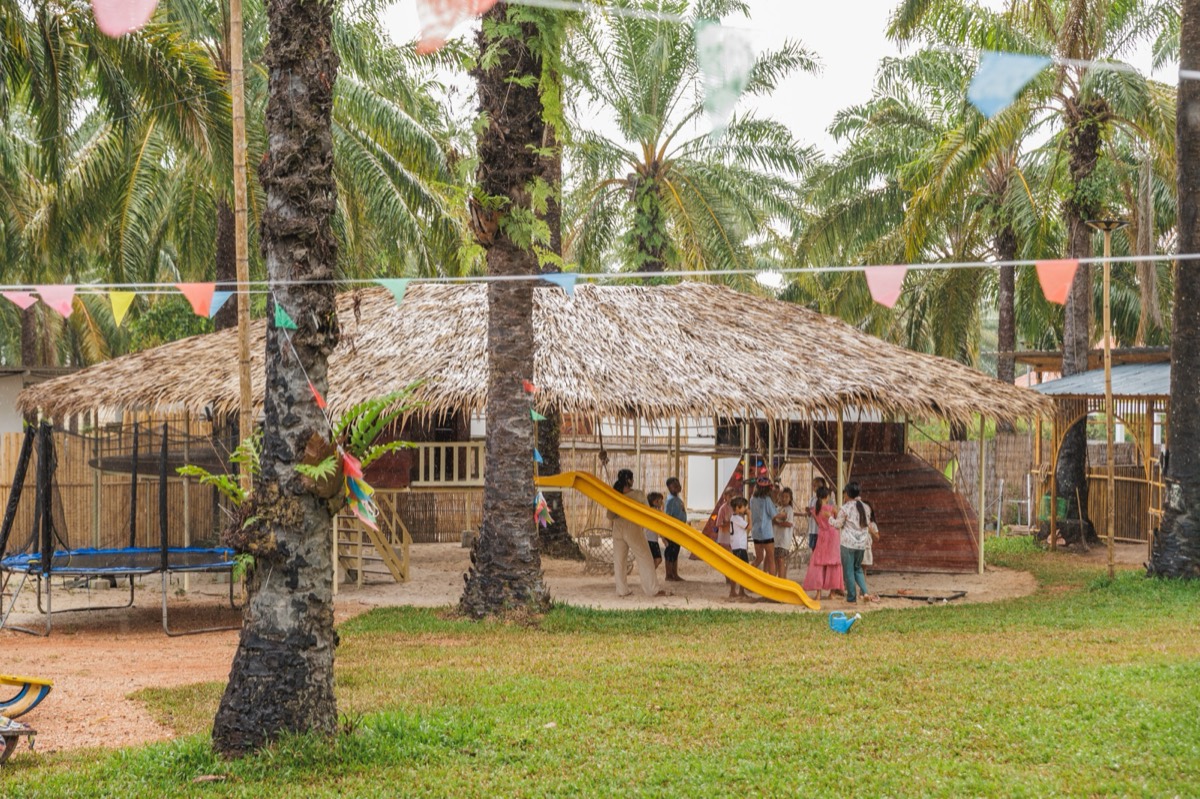 Camp life at Bamboo Valley