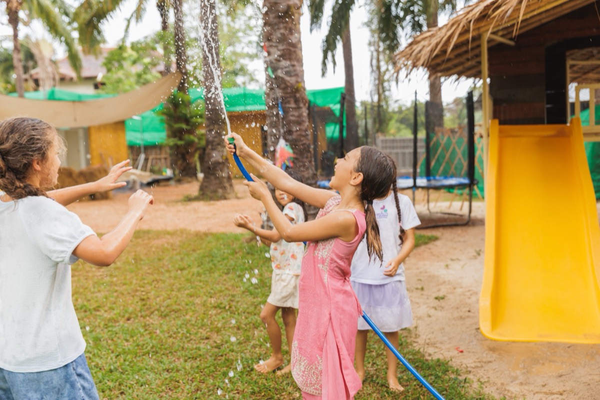 Camp life at Bamboo Valley